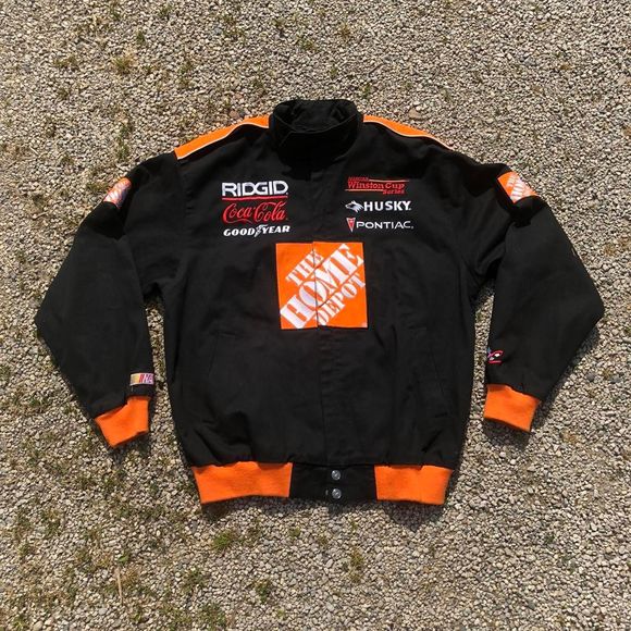 VINTAGE HOME DEPOT NASCAR JACKET - Picture 1 of 4